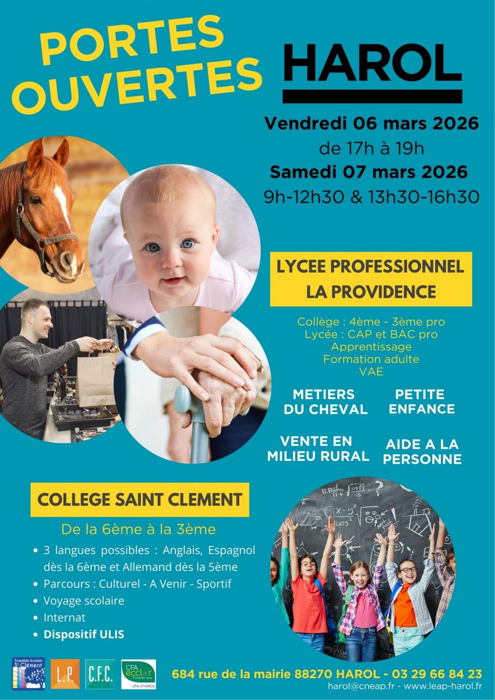 Porte ouverte lycée professionnel d'Harol