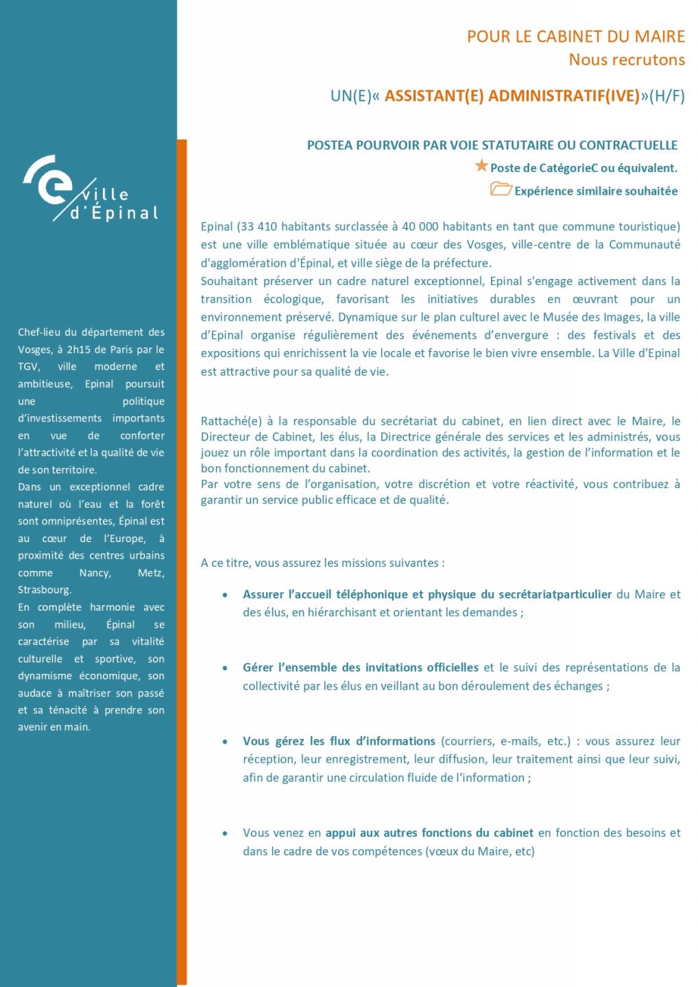 Assistant(e) administratif(ive)