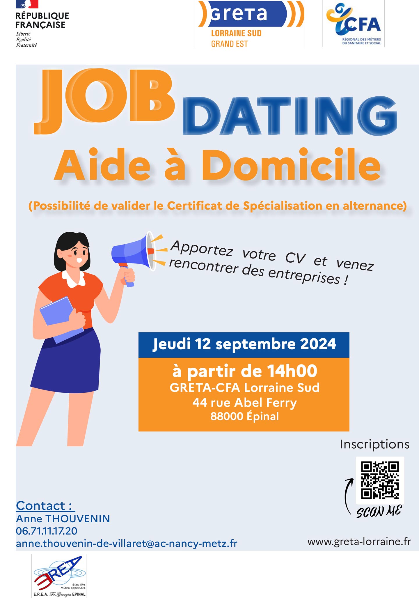 Job dating spécial aide à domicile