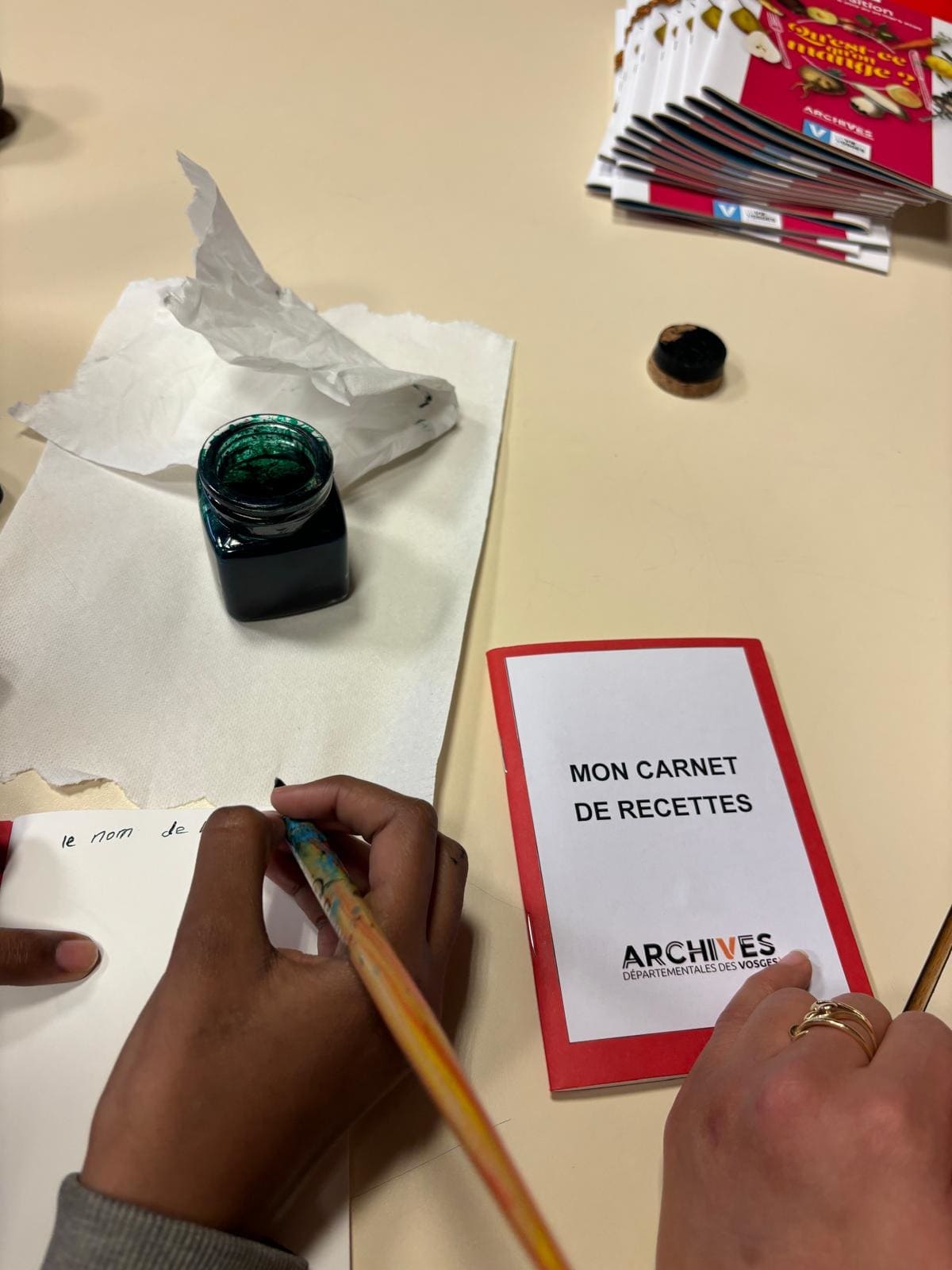 Atelier cuisine aux Archives Départementales des Vosges