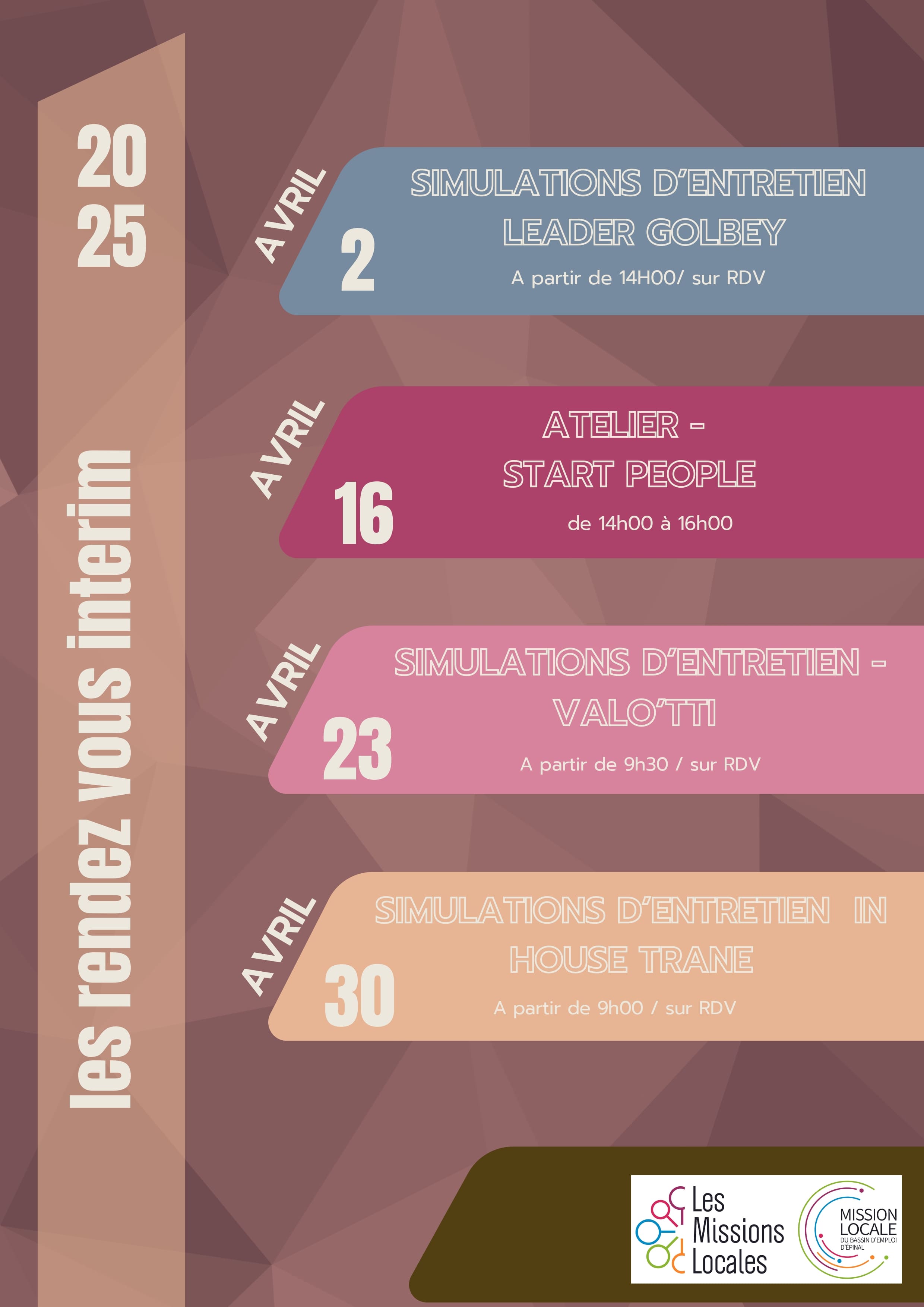 Les rendez-vous de l'intérim