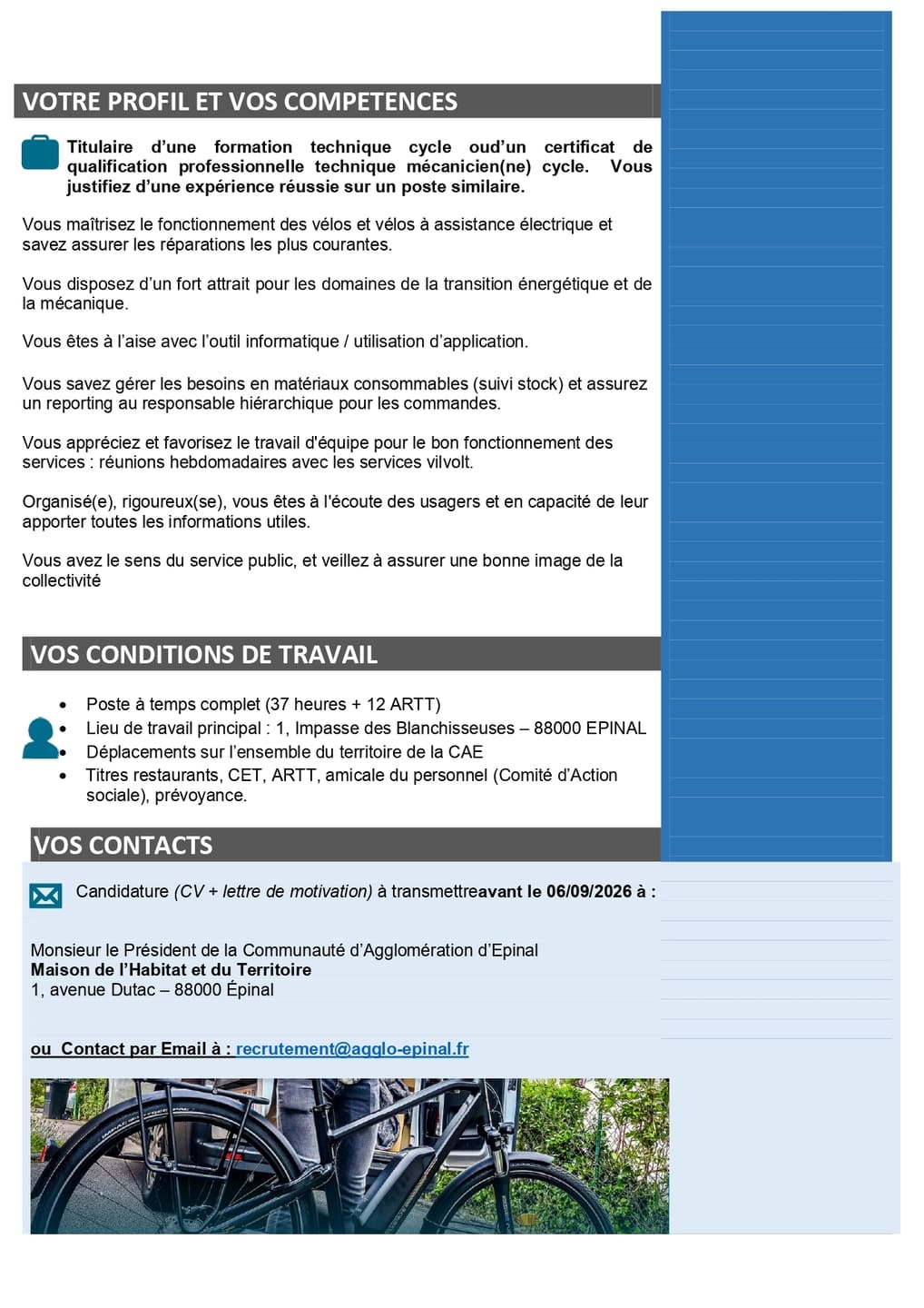 Technicien(ne)s Cycle