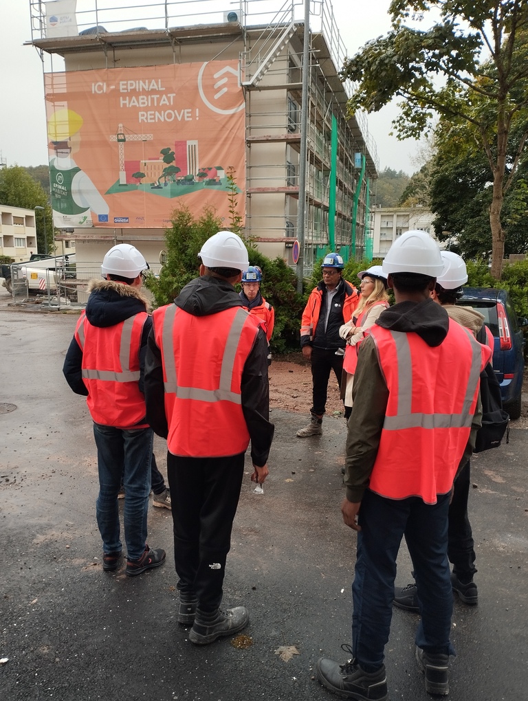 Visite chantier Vinci