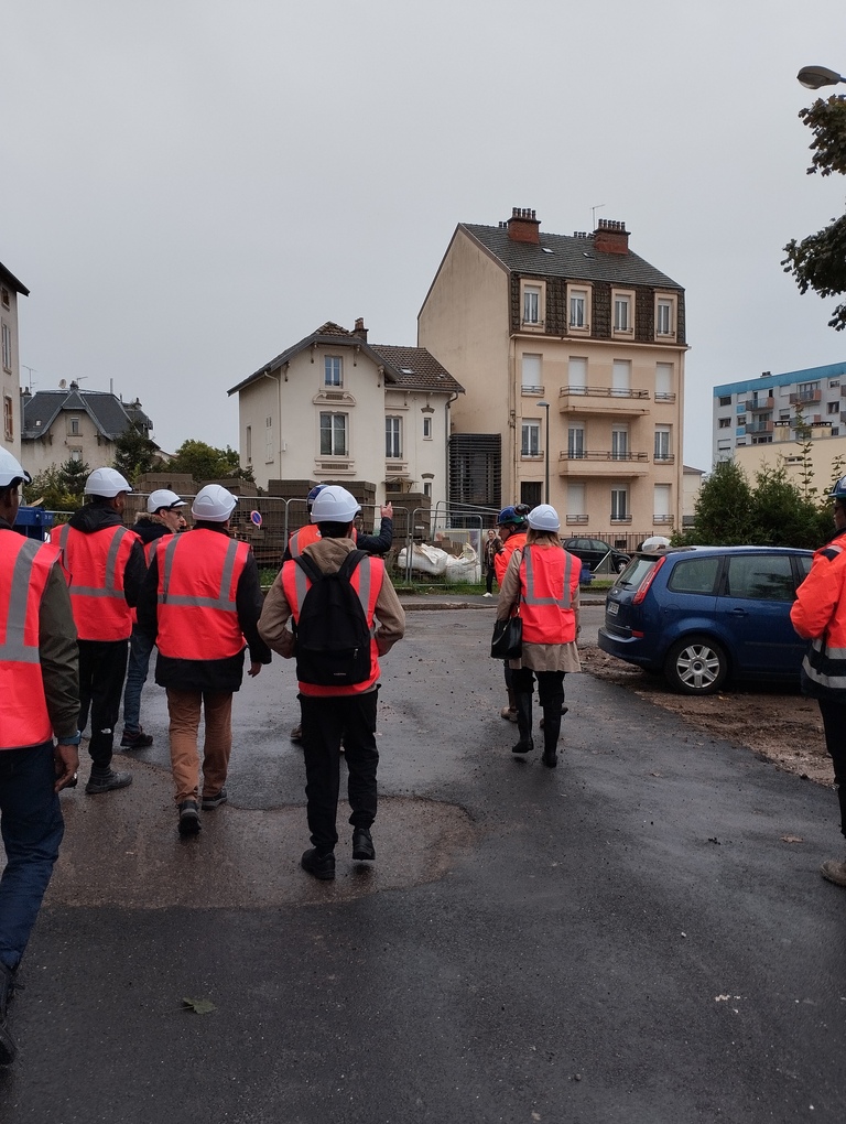 Visite chantier Vinci