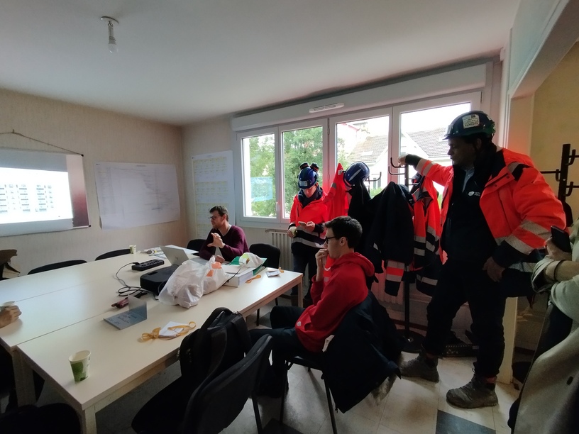 Visite chantier Vinci